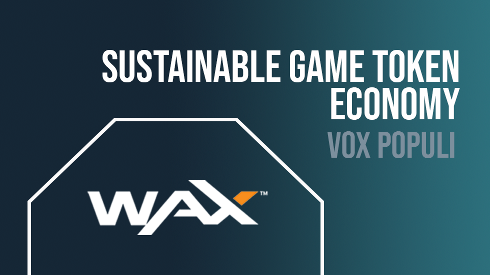 Sustainable Game Token Economy: Vox Populi